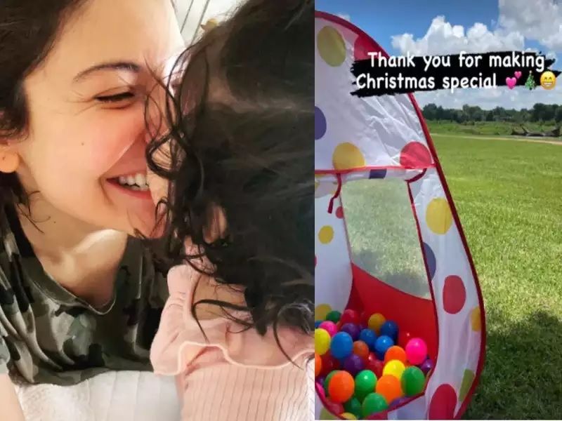 anushka sharma daughter vamika christmas