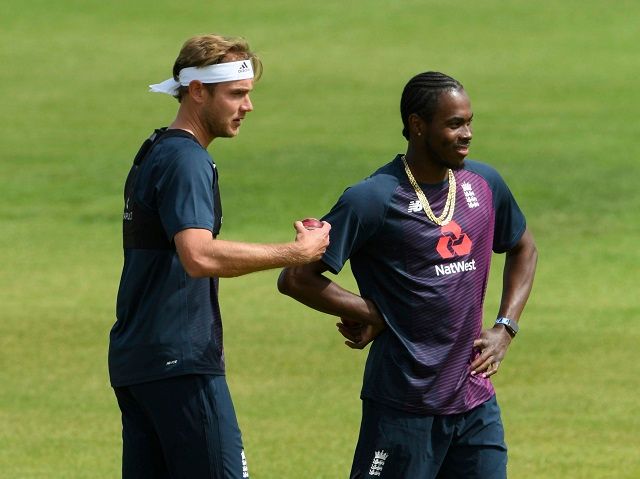 Jofra Archer and Stuart Broad