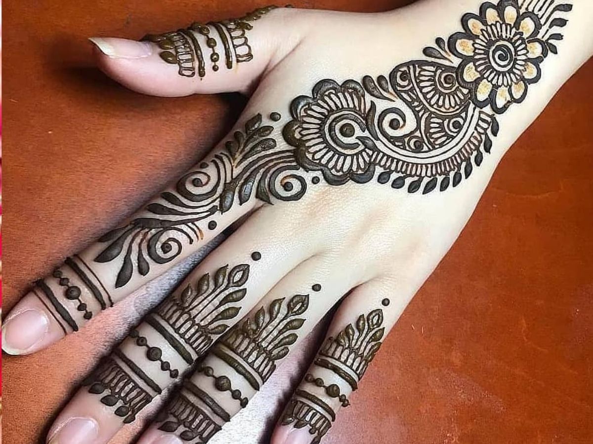 Simple Easy Bel Designer Mehndi Designs For Hands|Unique Mehindi BY  MehndiArtistica Art Class - YouTube