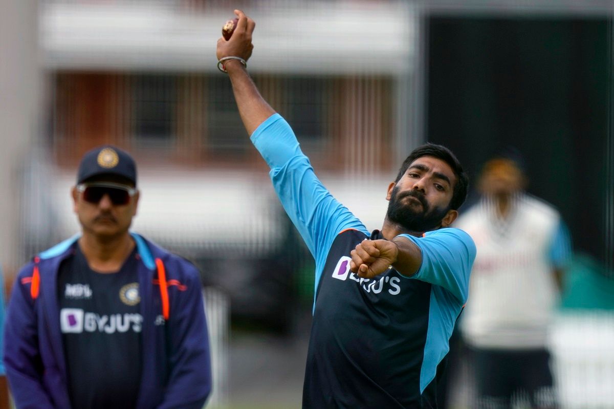 Jasprit Bumrah training