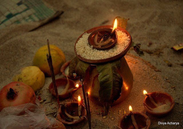 chhath puja diya