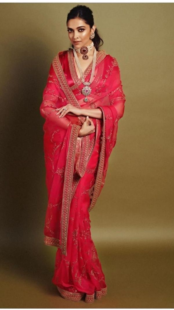 Deepika Padukone saree pictures 4