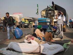 Farmers protest