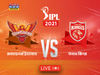 IPL 2021, SRH vs PBKS Live Score