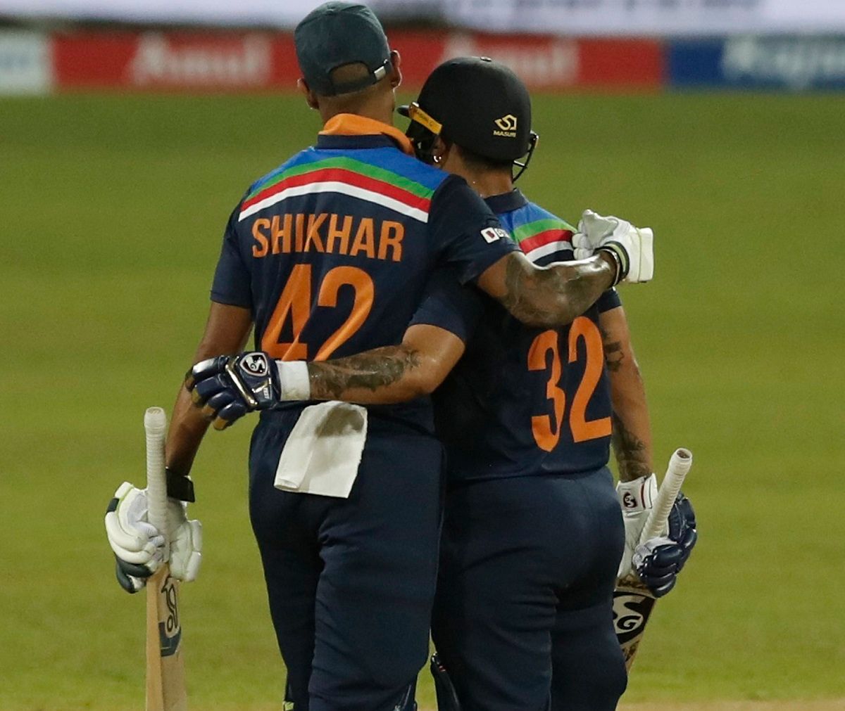 Ishan Kishan with Shikhar Dhawan