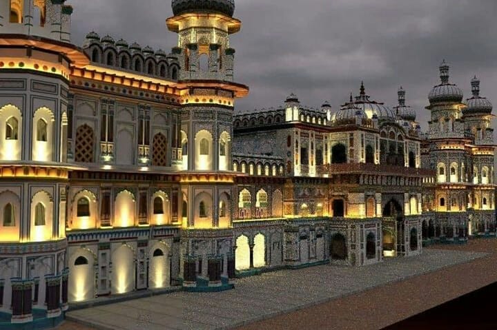 माता सीता का मंद‍िर | Mata Janki Mandir in janakpur Nepal facts In Hindi,  Janakpur Temple Nepal, why is janaki temple called naulakha temple, जानकी  मंदिर नेपाल का, sita jayanti 2021, सीता