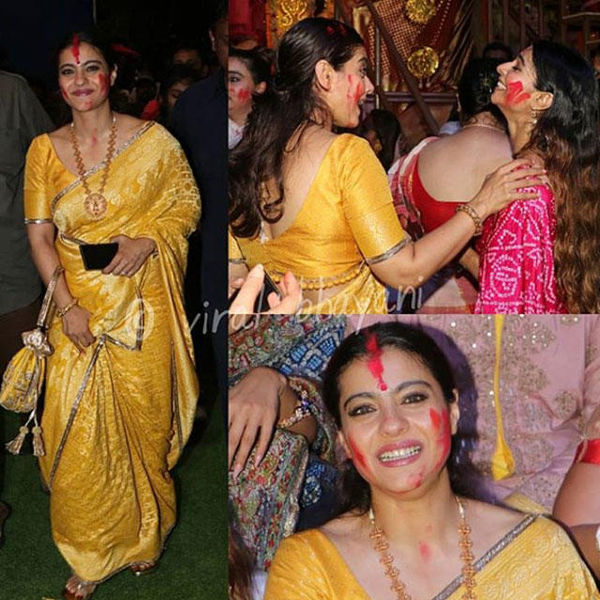 Kajol with sister Tanisha Mukherji