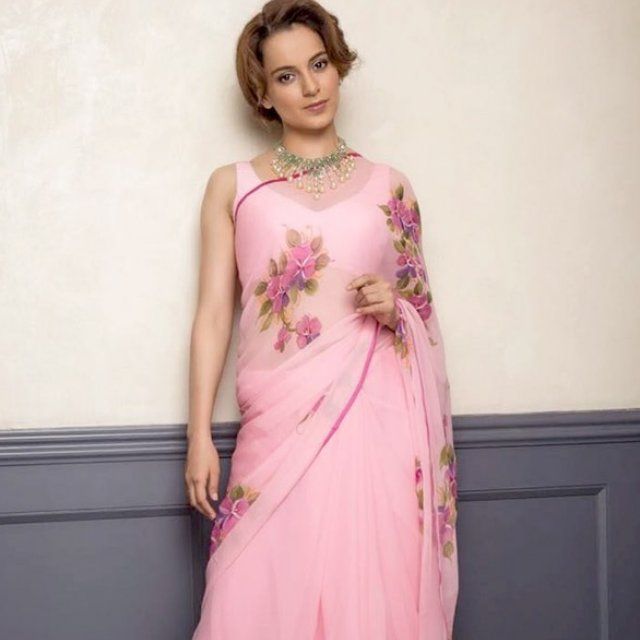 pink sarees photos, pink saree style tips, pink sarees inspired by bollywood actress