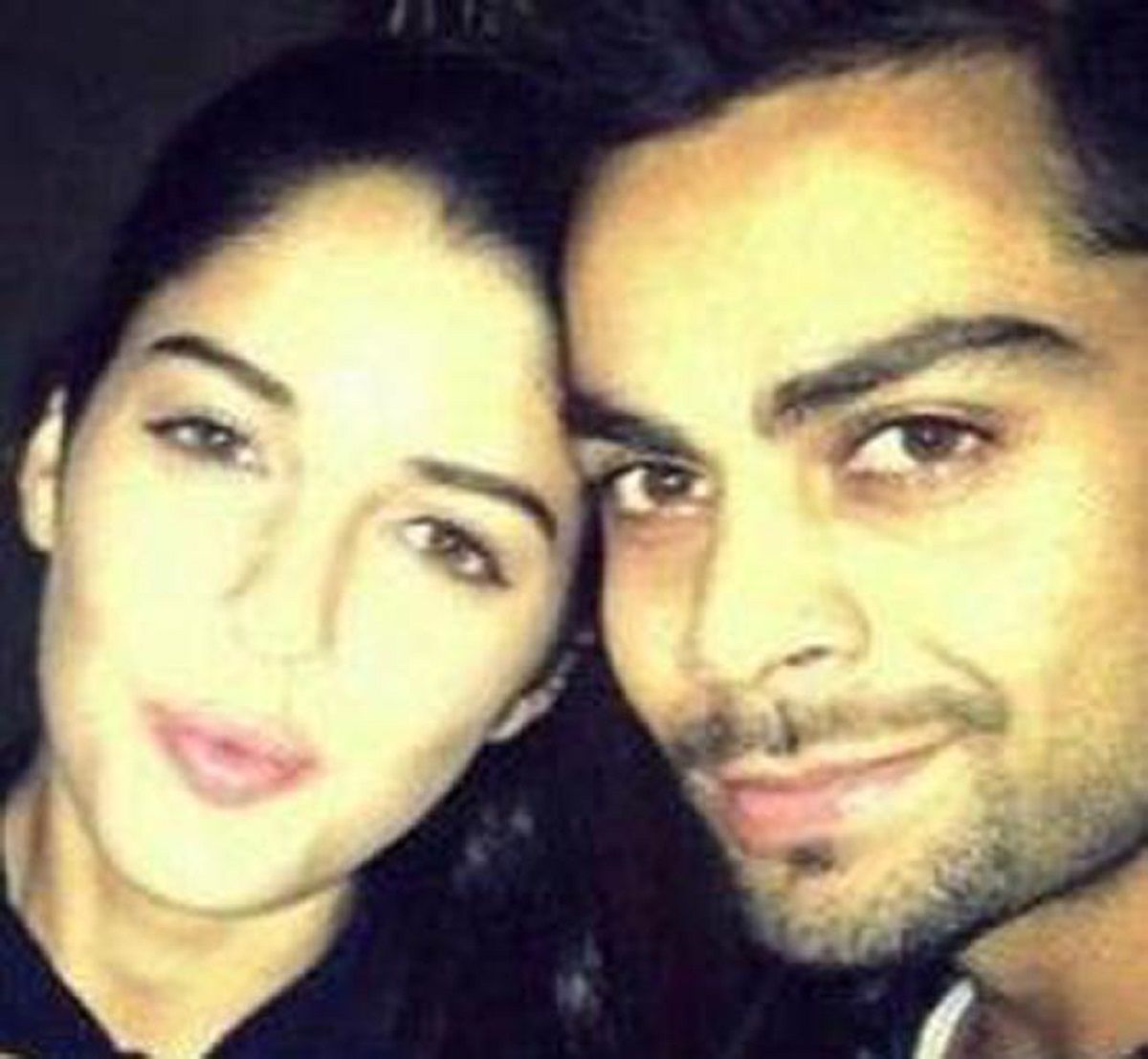 Izabelle Leite and Virat Kohli