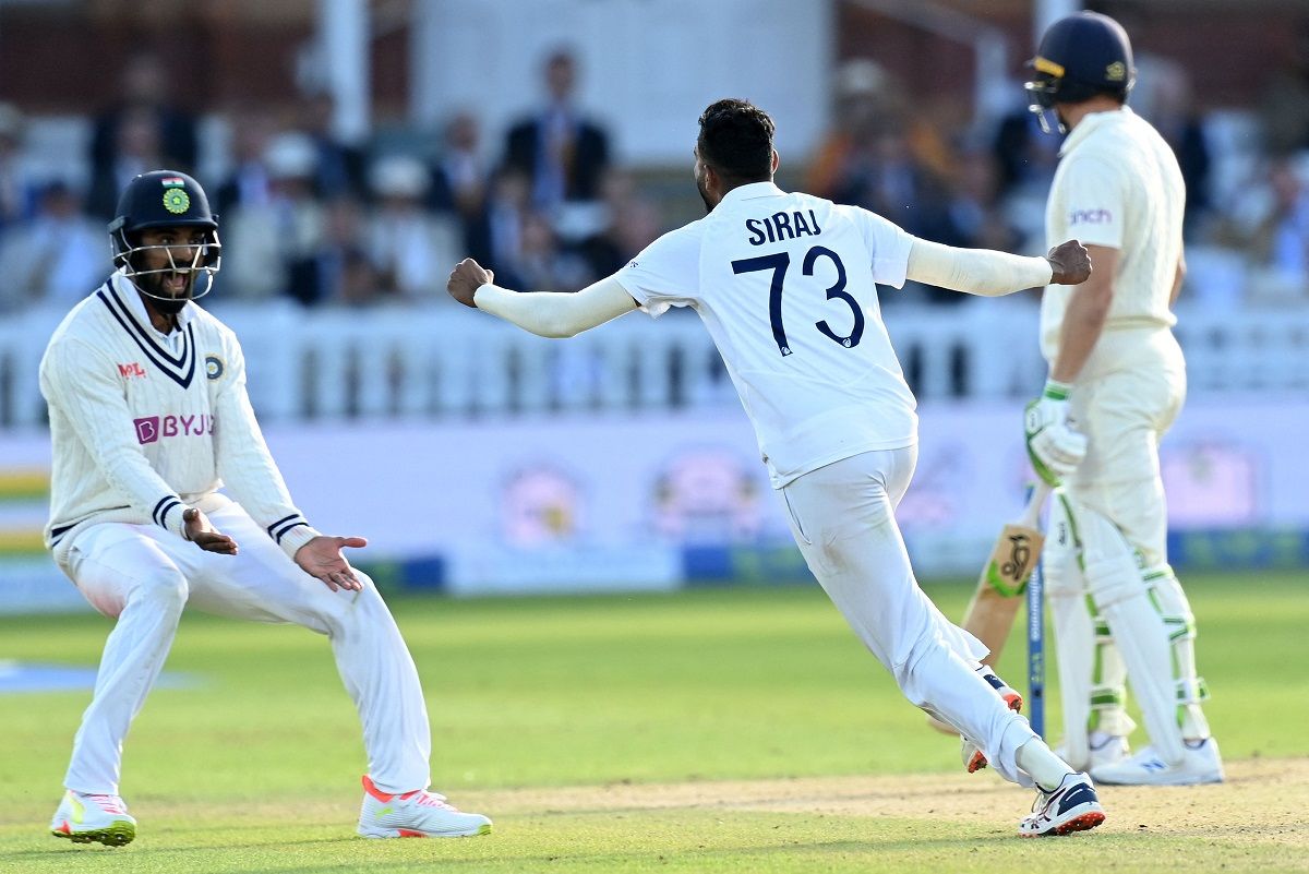 Mohammed Siraj at Lords