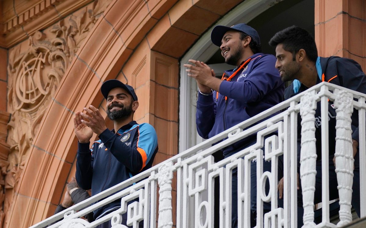 Lords balcony virat kohli