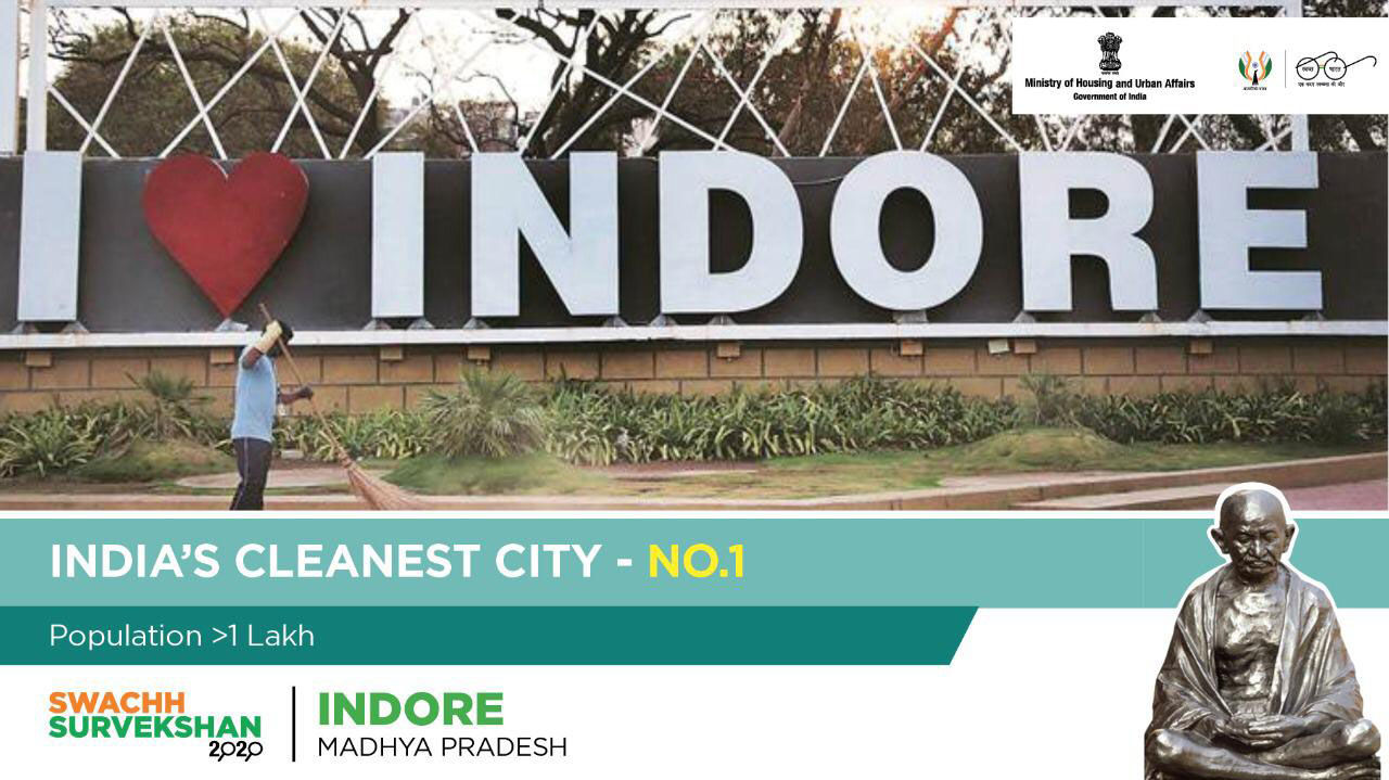 Swachh Survekshan: Indore is India's cleanest city