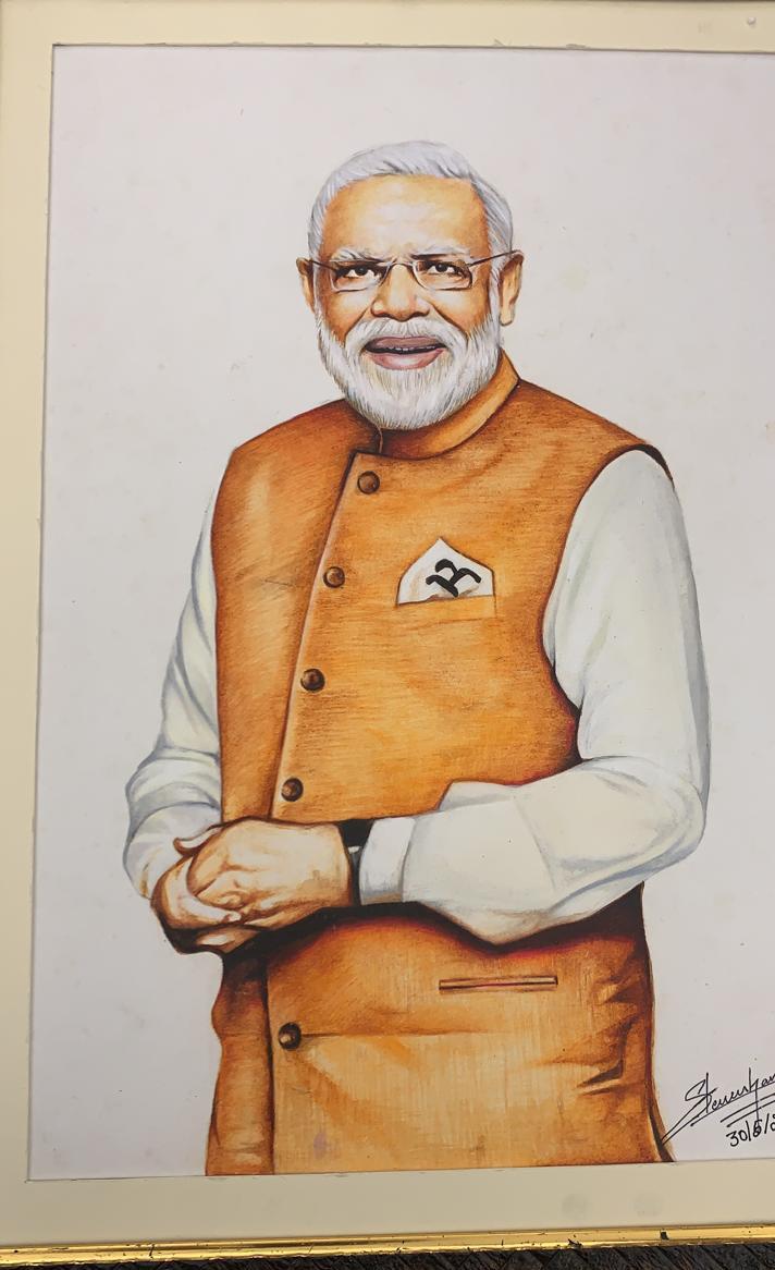 Narendra Modi Painting