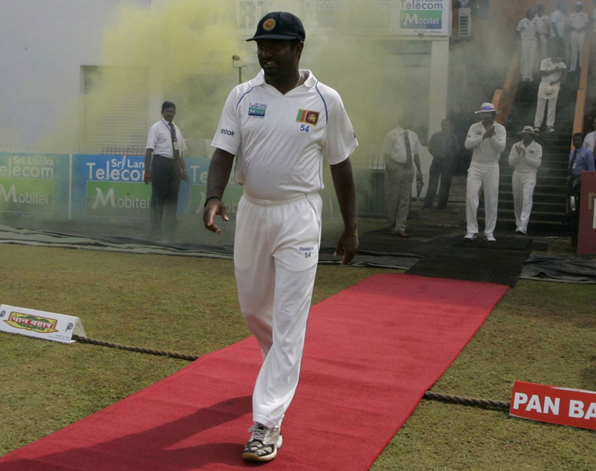 Muttiah Muralitharan last test