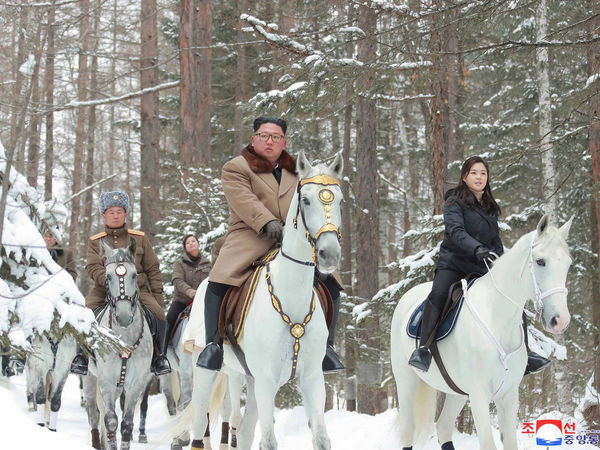 Kim Jong Un visited Mount Paektu in North Korea with wife Ri Sol Ju amid tense relation with US