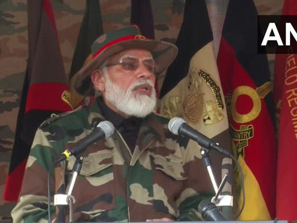 PM Modi in Nowshera sector 