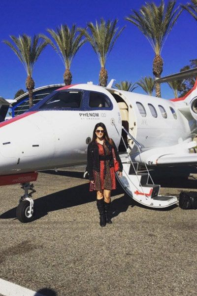 private jet of Sunny leone