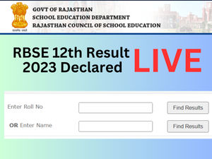 RBSE Class 10th Result 2023, RBSE 12th Result 2023