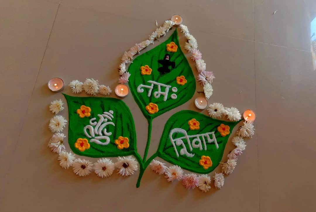 sawan ki rangoli