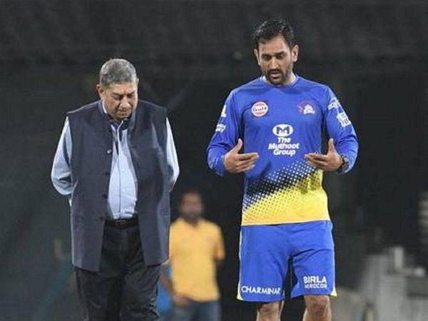 ms dhoni and srinivasan