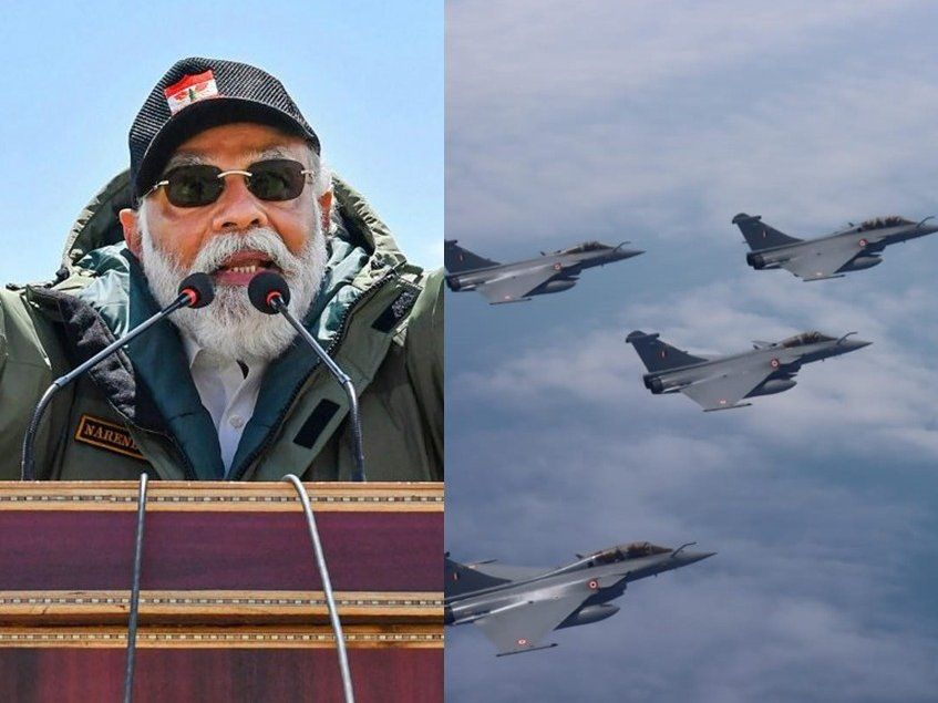 'राष्ट्ररक्षासमं पुण्यं...'; पीएम मोदी ने किया राफेल का स्वागत, संस्कृत में किया ट्वीट, जानें इसका अर्थ