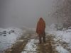 Pictures of snowfall in Kashmir