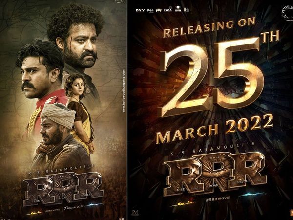 Ram Charan, Alia Bhatt, Jr NTR and Ajay Devgn blocks RRR release date 25 March 2022