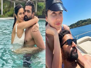 कैटरीना कैफ और विक्की कौशल की रोमांटिक तस्वीरें