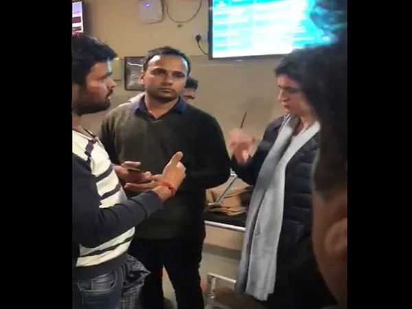 JNU violence ABVP activist narrates JNU violence Priyanka Gandhi walks away from AIIMS