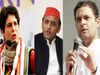 rahul priyanka gandhi & akhilesh yadav