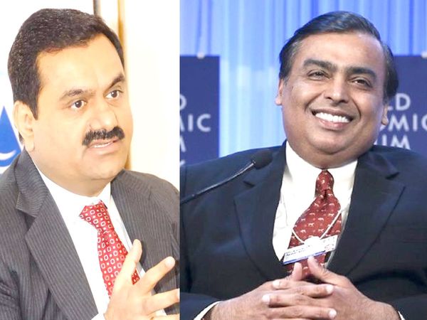Mukesh Ambani and Adani