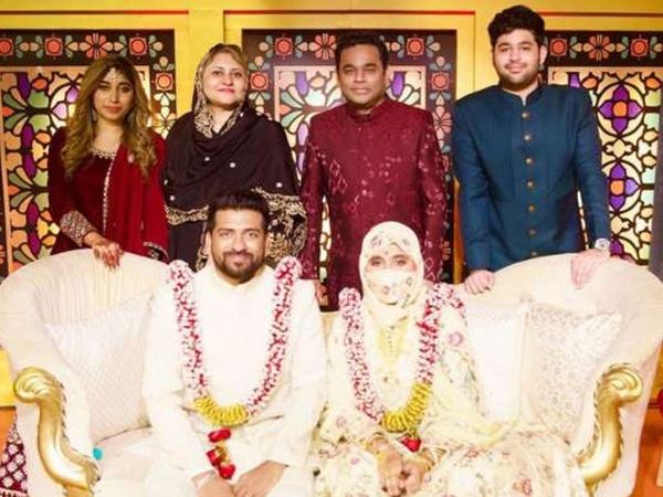 AR rahman daughter wedding: khatija Weds with audio engineer riyasdeen riyan check first picture