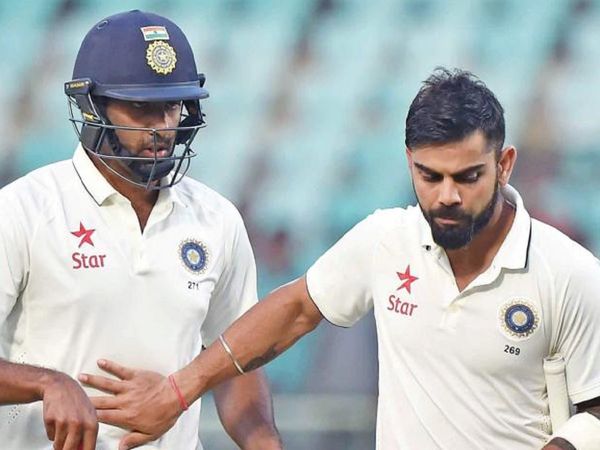 Ravichandran Ashwin and Virat Kohli