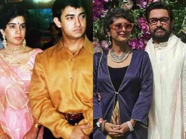 Aamir Khan first and Second wife reena dutta and Kiran Rao