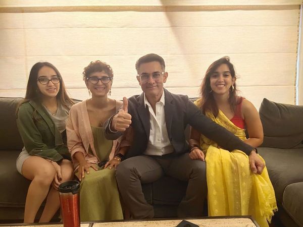 Aamir Khan with Family