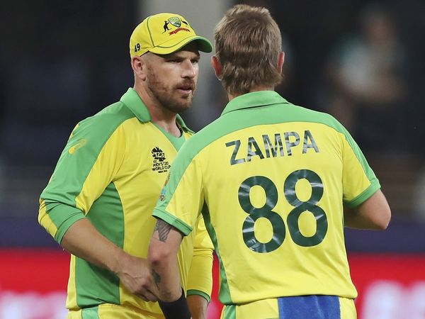 Aaron Finch and Adam Zampa 