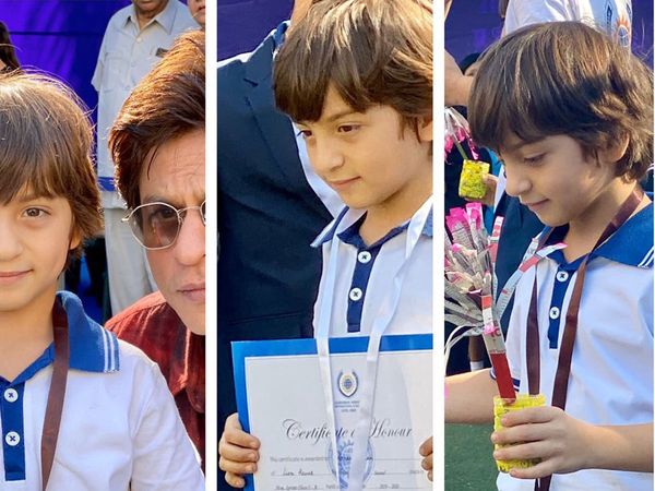 Shah Rukh Khan with Son Abram Khan