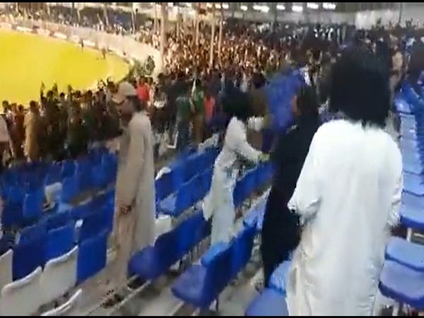 Asia Cup 2022 Fans hit each other with chairs at stadium after Pakistan beat Afghanistan 