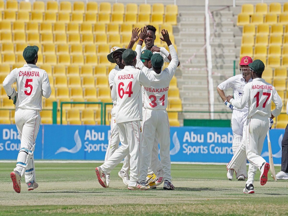 Afghanistan Vs Zimbabwe 1st Test, Zimbabwe Beat Afghanistan By 10 ...