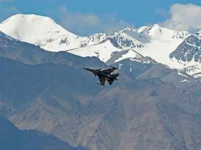 Air activity has increased in Leh fighter jets are carrying out sorties