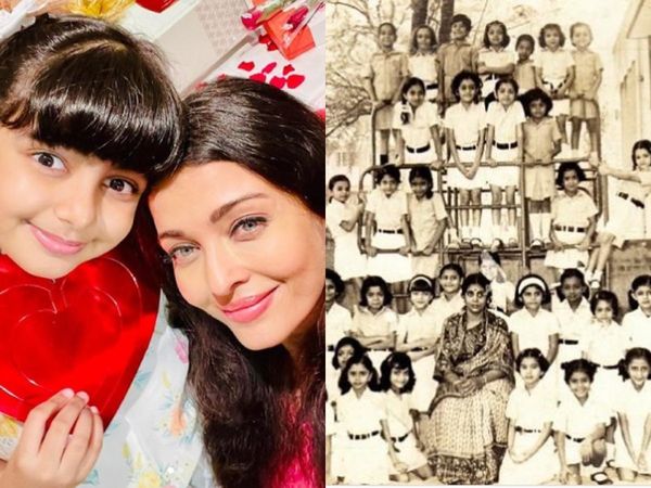 Aishwarya Rai Bachchan childhood school photo