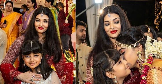 [Photos] Aishwarya Rai-Abhishek Bachchan danced fiercely at sister’s wedding, Aaradhya Bachchan handled her aunt in farewell