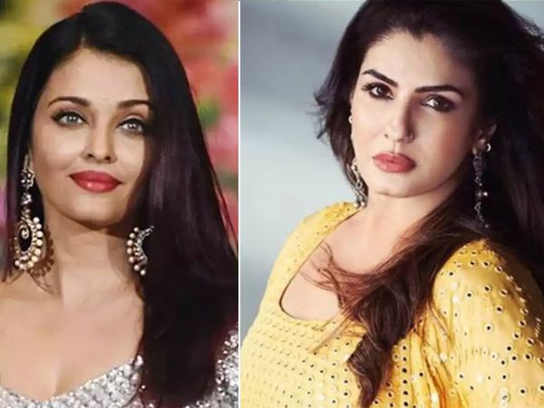 Raveena Tondon, Aishwarya Rai