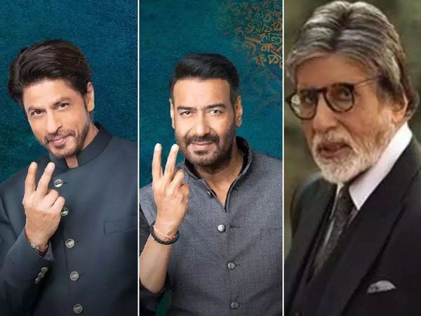 Ajay Devgn, Shahrukh Khan, Amitabh