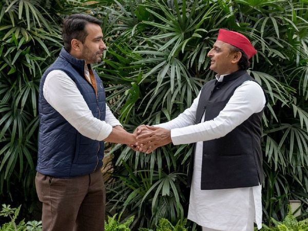 Akhilesh Yadav and Jayant Singh