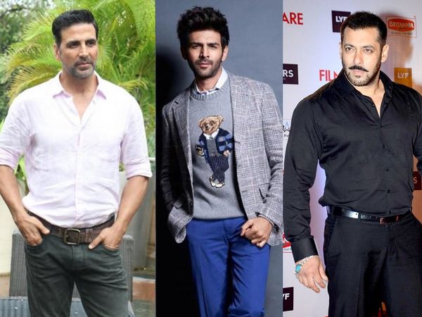 Akshay Kumar, salman khan and Kartik aaryan