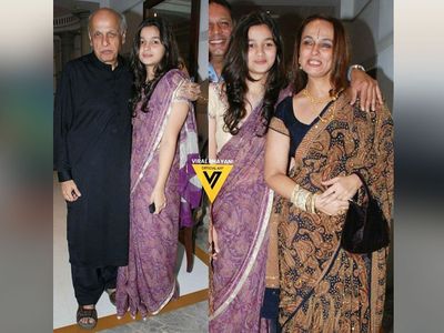 Alia Bhatt, Sni Razdan, Mahesh Bhatt Alia Bhatt, Sni Razdan, Mahesh Bhatt