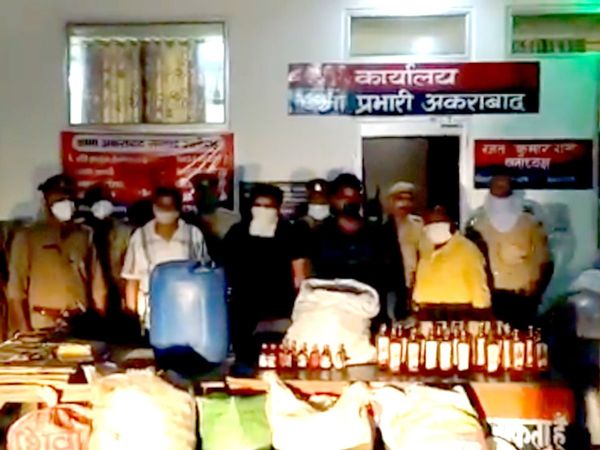 mastermind of Aligarh liquor incident Rishi Sharma arrest