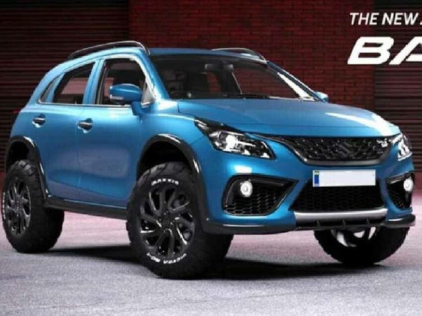 All New Maruti Suzuki Baleno Crossover Spotted Testing