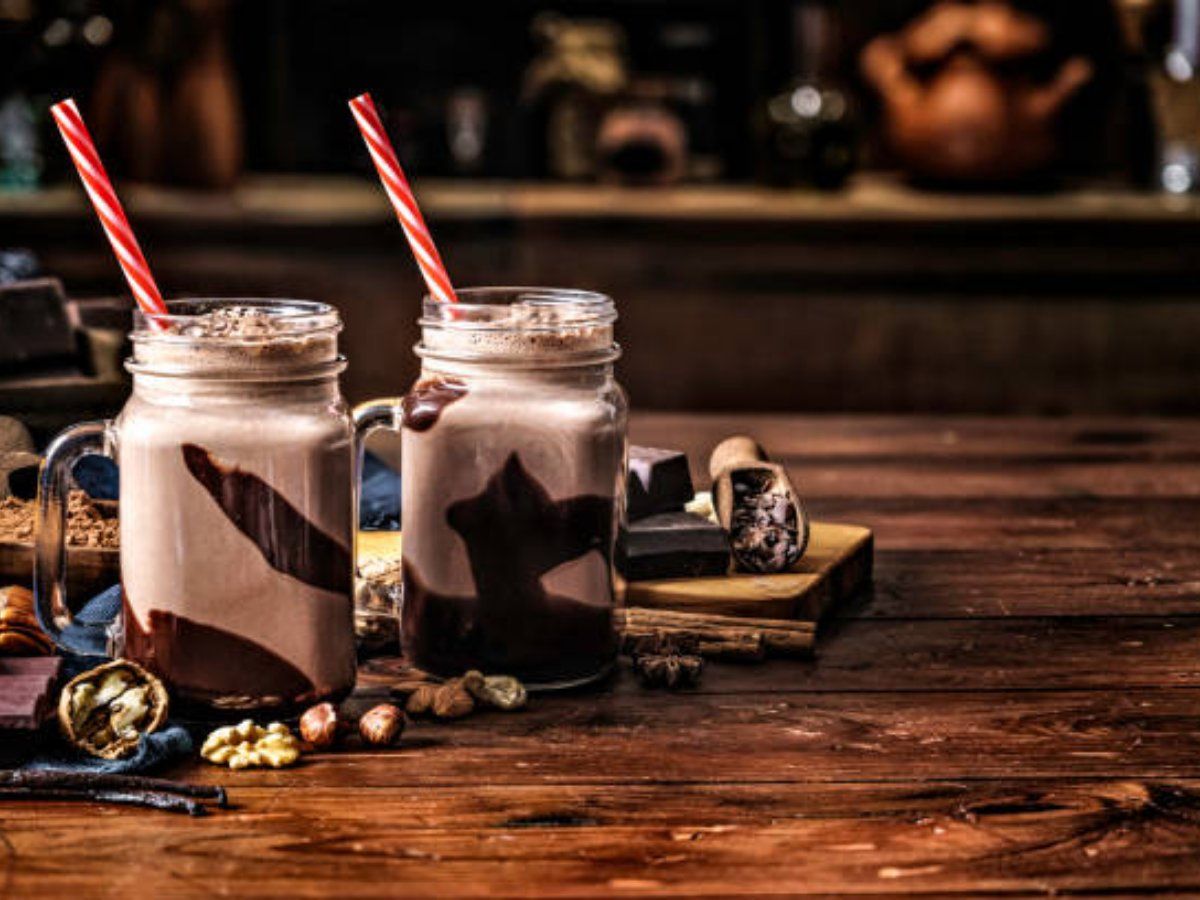 Almond chocolate drink for winter in hindi how to make almond drink for